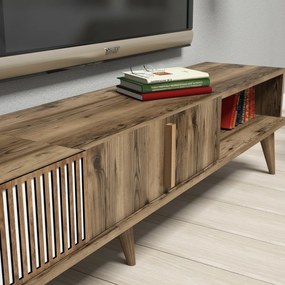 Ściana telewizyjna Milan Walnut