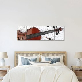 Obraz - Instrumenty muzyczne (170x50 cm)