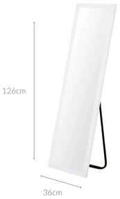 Lustro stojące prostokątne 126 cm