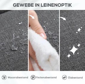 HOMCOM Fotel podnoszący, elektryczny fotel relaksacyjny z funkcją masażu, fotel tapicerowany z funkcją podnoszenia, metal, tkanina, szary