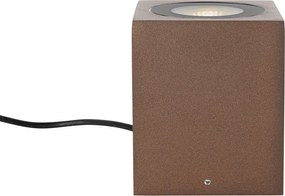 Industrialny reflektor ogrodowy rdzawo-brązowy kwadratowy IP65 - Lennard