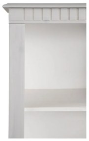 Biały regał z litego drewna sosnowego 50x135 cm Cubrix – Støraa