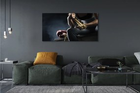 Duży obraz na płótnie Wytrwałość W Treningu Boksu