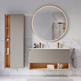 Badmöbel-Set BELDIVO 120 cm mit Waschbecken