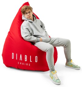 Pufa gamingowa Diablo Chairs, czerwona