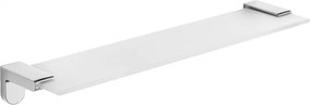 Mexen Lea wisząca półka szklana, chrom - 7026037-00