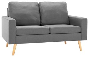 2-osobowa jasnoszara sofa - Eroa 2Q