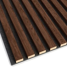 Akustyczne panele lamelowe 2 szt. orzech H1-L03