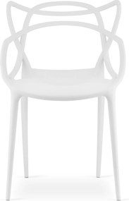 Krzesło białe plastikowe KATO