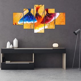 Obraz - Obraz olejny, baletki (125x70 cm)