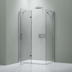 Kabina prysznicowa narożna DX403 drzwi uchylne