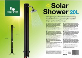 Happy Green – prysznic solarny, 20 l