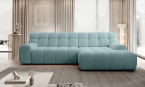 Narożnik COCOON S w układzie L z elektryczną regulacją siedziska Prawostronny w tkaninie JAGUAR 16