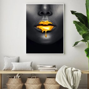 Plakat - Kobiece usta (A4)