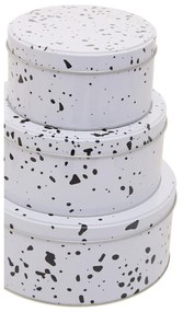 Metalowe pojemniki na żywność 3 szt. na ciasta Speckled – Premier Housewares