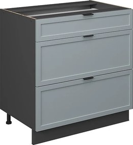 Szafka dolna do kuchni jasnoniebiesko-szary 80x51.6x82 fame-line