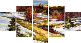 Obraz - Nadejście wiosny (125x70 cm)