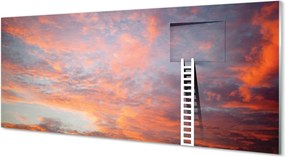 Panel szklany do Kuchni Drabina do Nieba o Zachodzie