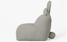 Szary dziecięcy worek do siedzenia Funny Bunny – The Brooklyn Kids