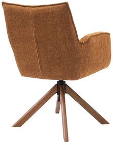 Pomarańczowe krzesła zestaw 2 szt. Marilla – Unique Furniture