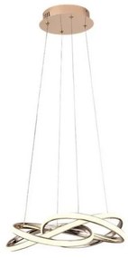 LED 65W 230V 3000-6500K złoty lampa sufitowa z ściemniaczem i DO