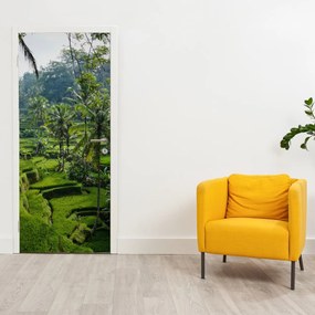 Fototapeta na drzwi - Tarasy ryżowe Tegalalang (95x205cm)