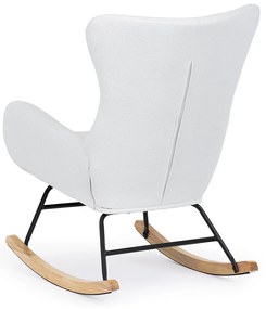 Fotel bujany WT2, biały