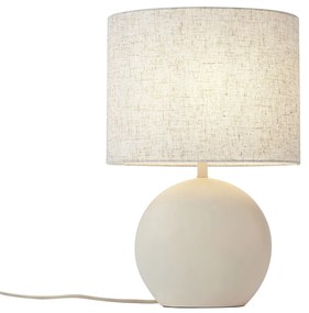 Lampa stołowa Japandi beżowa z lnianym abażurem - TimoJapandi Oswietlenie wewnetrzne