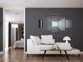 Obraz - Widok z wnętrza budynku (125x70 cm)
