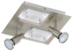 Briloner 2879-042 - LED Oświetlenie sufitowe COMBINATA 2xGU10/3W + 2xLED/5W/230V