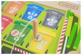 Sortowanie śmieci segregowanie odpadów edukacyjna tabliczka dla dzieci masterkidz