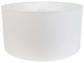 Biały abażur z tkaniny 50/50/25 Nowoczesny