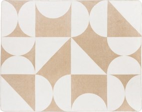 Beżowo-kremowy koc 150x200 cm Tul – noo.ma