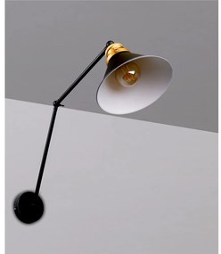 Czarny metalowy kinkiet Fundo – Candellux Lighting