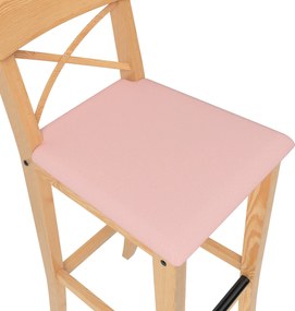 Pokrowiec na krzesło barowe Ingolf z tapicerowanym siedziskiem