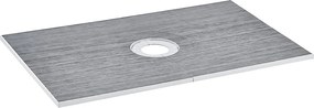 Zestaw Płyty Pod pryszniciem Impermeowalnym SucceBuy, 152 x 96 cm, z Centralnym Odwodnieniem