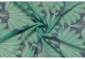 Zielona firanka 140x260 cm Mauritius – Mendola Fabrics