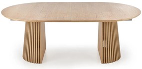 Stół rozkładany FARGO 120(210)x120 dąb naturalny HALMAR