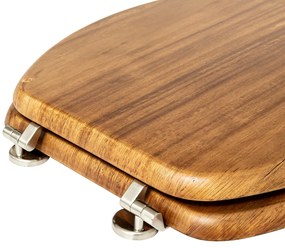 Drewniana deska sedesowa ACACIA, 46,5 x 37,3 x 6,4 cm