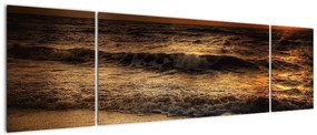 Obraz - Fale na wybrzeżu (170x50 cm)