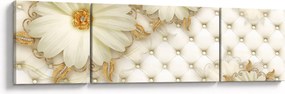 Obraz - Złoty kolaż (170x50 cm)