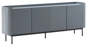 Szaroniebieska komoda 200x80x40 cm Willa – MOME