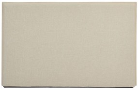 Zagłówek do łóżka ze zdejmowanym pokrowcem 150 cm - Bawełna i len - Beżowy - TAHIME