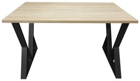 Stół 70/120/28 Loft V podstawa metalowa do salonu kuchni