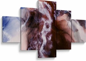 Obraz - Fioletowy marmur N⁰3 (125x70 cm)
