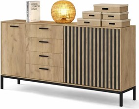 Komoda Na Nóżkach Z Lamelami C3-K02