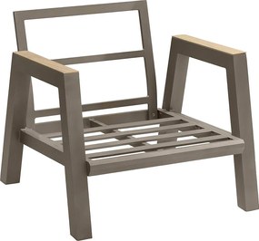 Zestaw aluminiowy HELIOS dla 5 osób (szaro-brązowy)