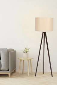 Lampa podłogowa Tripod Cream Walnut 101