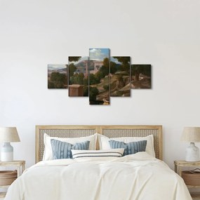Obraz - Nicolas Poussin, Landscape with Saint John on Patmos, reprodukcje (125x70 cm)