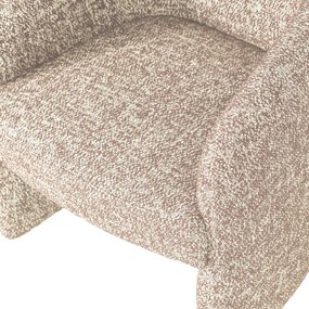 Beżowe tapicerowane krzesło biurowe Cordo – WOOOD